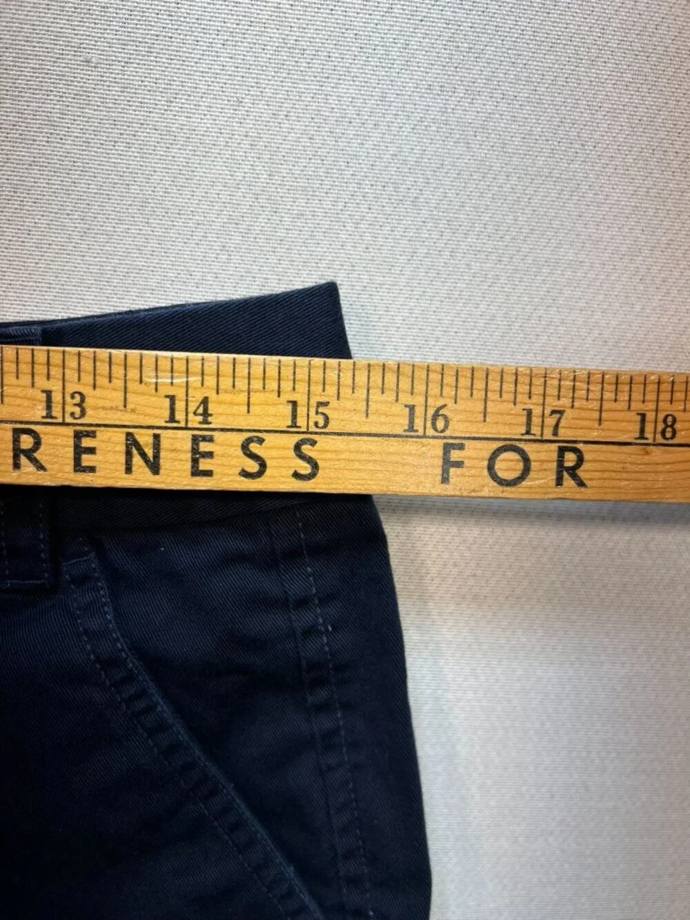 J.Crew Women's Cotton Chino Shorts Flat Front Size 2 Navy Blue Solid Pockets - Picture 7 of 10